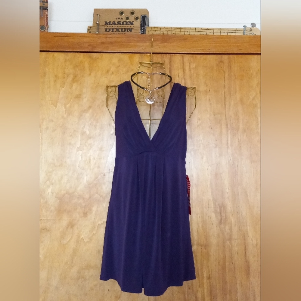 NWOT Purple Mini Dress Size L